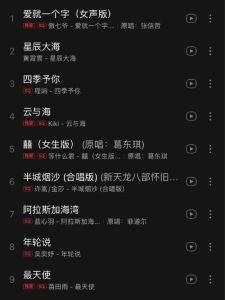 温柔共鸣_适合高音唱不上的女生的歌曲推荐
