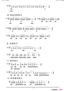 《夕阳旋律·老年合唱团练声精选曲谱》