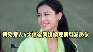 《再见爱人4》_婚姻观察秀引热议，伦理争议与流量效应