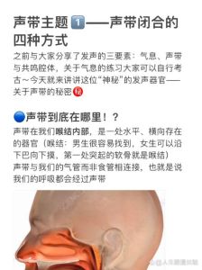 男女声带差异揭秘_声带受损判断与治疗全解析