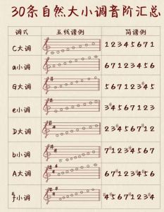 大调小调音阶中的情感之旅