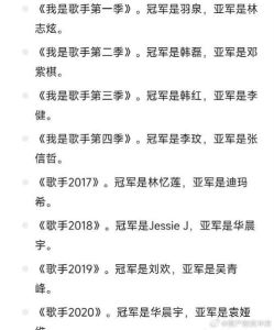 我是歌手歌王历届歌王 穿越时光的音乐之旅