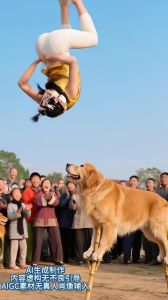 金毛狗狗多多和它的主人_多多不再怕被丢，新爸妈超温柔超好，它超幸福！