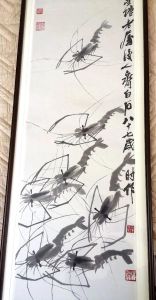 齐白石画虾超活，八虾图名扬天下！